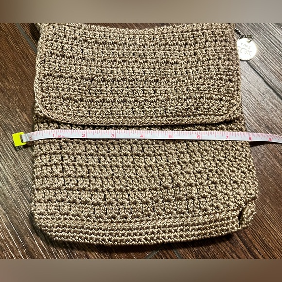 The Sak, small crochet crossbody bag. Tan. - Picture 9 of 11